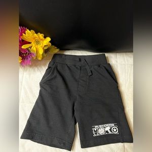 Marvel Avengers Boys Black Shorts With White Graphic Print Size 5